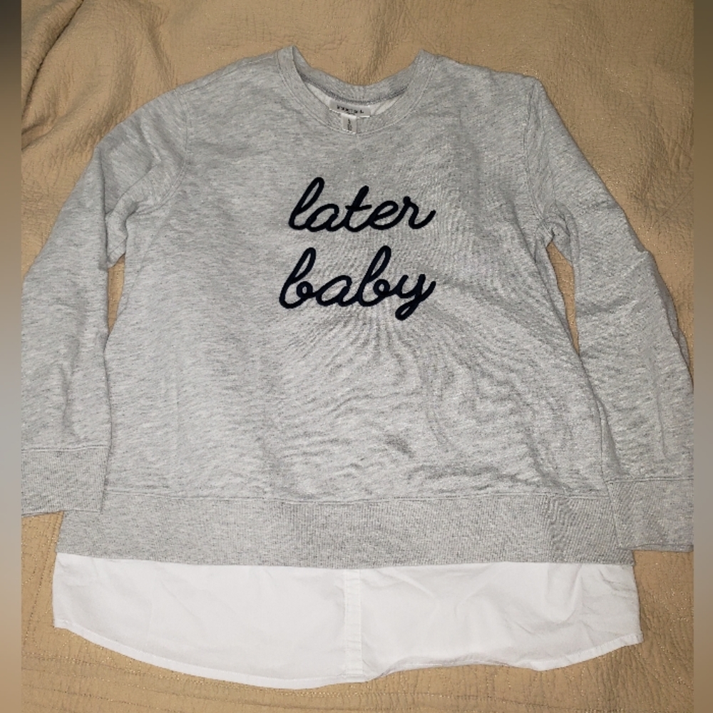 Motherhood Maternity Sweatshirt Size L